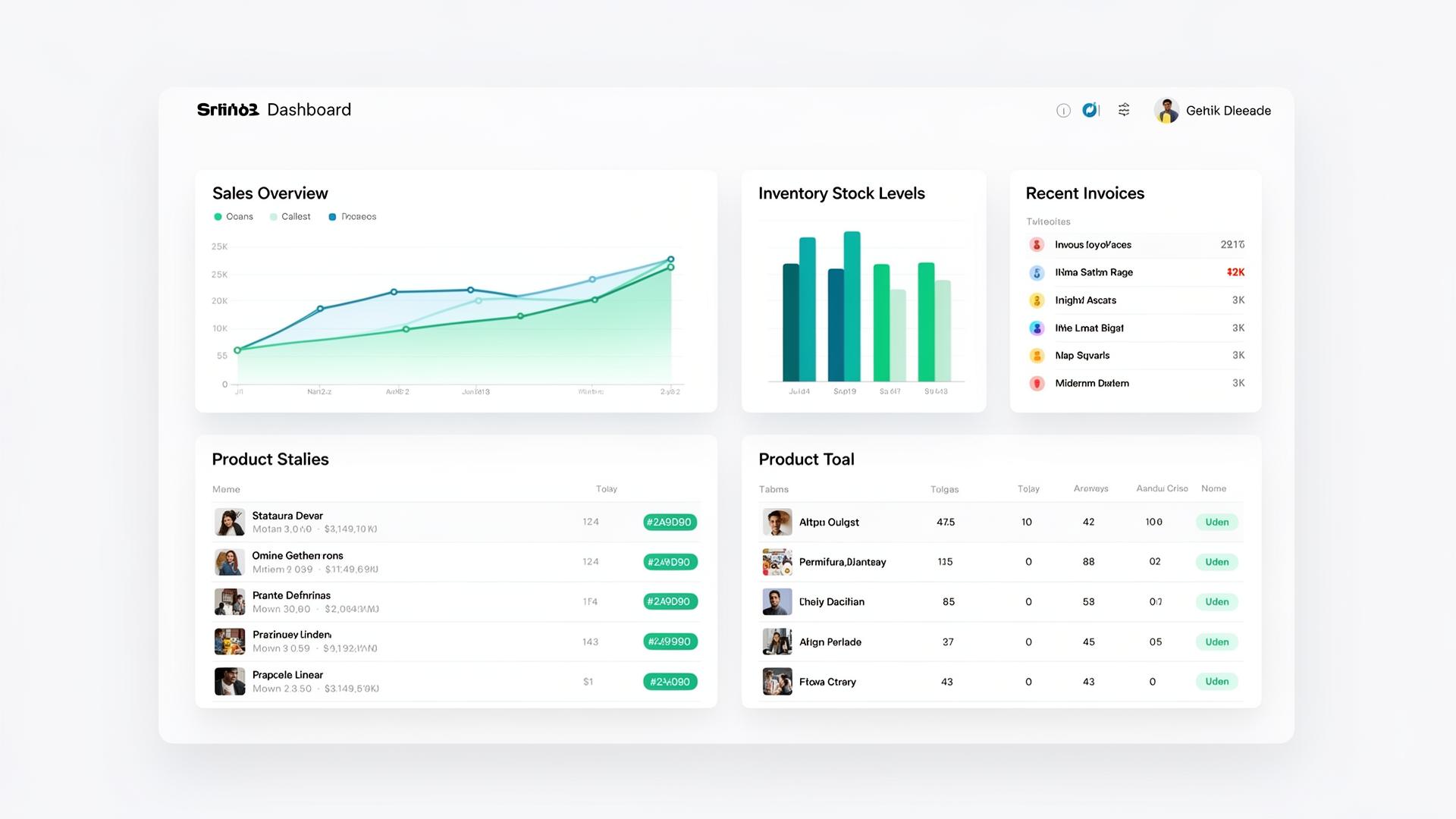 Billing dashboard preview
